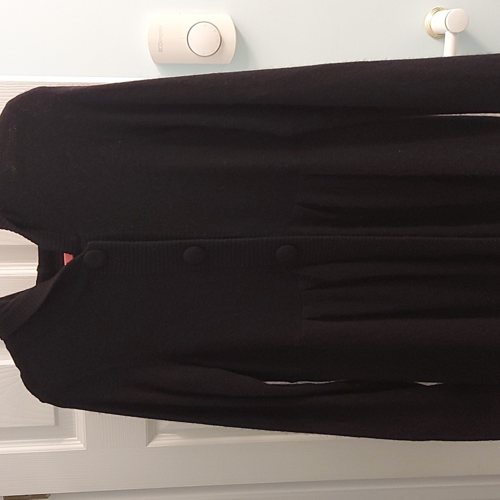 Aqua cashmere hooded cardigan